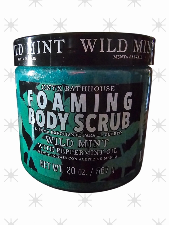 onyx bath house Other - Wild Mint Foaming Body Scrub